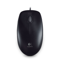 Logitech B100 Optical USB Mouse Black (910-001439)