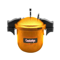 Cambridge Dura Series Pressure Cooker 7 Ltr Orange (DEPC33105)