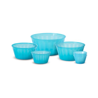 Appolio Milan Bowl Pack Of 7-Light Blue