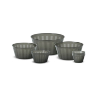 Appolio Milan Bowl Pack Of 7-Smoke Grey