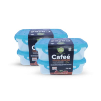 Appollo Cafee Food Keeper (Pack Of 4) -Light Blue