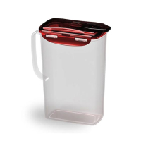 Appollo Clip It Transparent Pitcher-Red