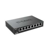 D-Link 8-Port 10/100 Unmanaged Metal Desktop Switch (DES-108)