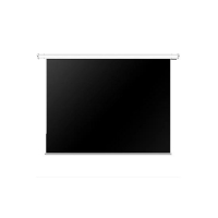 Deli Projector Screen with Remote Fiber Curtain (50440)