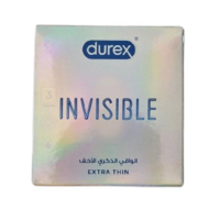 Durex Invisible Extra Thin Condom Pack of 3