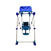 Easy Shop Baby Seating Swing With Cover Shades-Blue