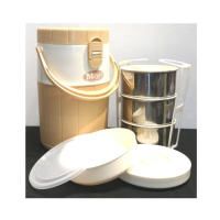 Easy Shop Hot and Cold 3 Layer Travelling Lunch Box