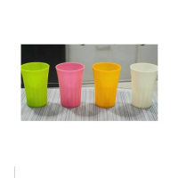 Easy Shop Plastic Glasses Multicolor - Pack Of 4
