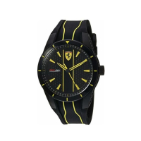 Ferrari Scuderia Red Rev Men's Watch Black (830482)
