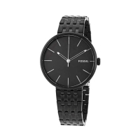 Fossil Hutton Three-Hand Stainless Steel Men's Watch Black (BQ2440)