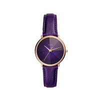 Fossil Prismatic Galaxy Three-Hand Women's Watch Purple Lizard (ES4727)