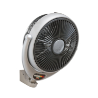 G.F.C Louvre Bracket Fan 14" Silver