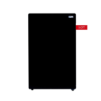 Gaba National Single Glass Door Refrigerator Black (GNR-185 G.D)