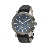 Gucci G-Chrono Leather Men's Watch Black (YA101205)