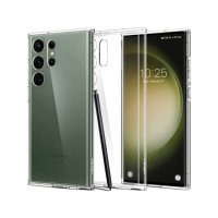 Spigen Ultra Hybrid Case For Galaxy S23 Ultra Crystal Clear (ACS05617)