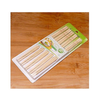 Israr Mall Natural Round Bamboo Reusable Chopsticks