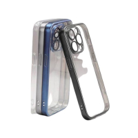 Joyroom Plated TPU Clear Case With Lens Protector For iPhone 15 Pro (JR-15Q2)