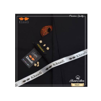 Sabri Textile Original Khaadi Suit For Men-Black