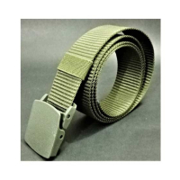 King Adjustable Canvas Belt Green