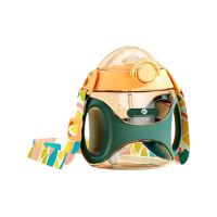 Komfy Sipper Water Bottle for Toddler Kids 330ml - Green (KFB103)