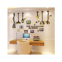 LookNBuy Our Memories Acrylic Wall Art (0033)-Yellow