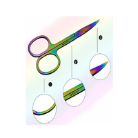 Luxurify Stainless Steel Sharp Tip Eyebrow Scissor