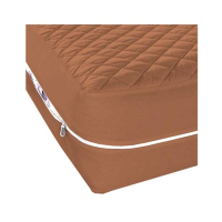 Maguari Single Zipper Mattress Cover Brown