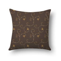 Maguari Taffeta Cushion Dark Brown