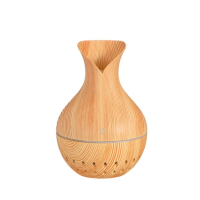 Muzamil Store Mini Aroma Air Humidifier Wooden Color 100ML 