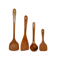 Nature's Shop Wooden Cooking Spoon Set