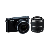 Nikon 1 J2 Digital Camera With 10-30mm & 30-110mm Lens Black