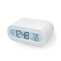 Oregon Scientific Classic Alarm Clock With FM Radio - White
