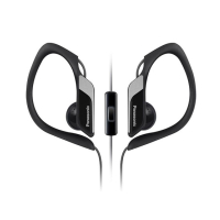 Panasonic Water Resistant Sport Clip Earbud Black (RP-HS34M-K)
