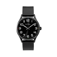 Paul Smith Tempo Leather Men's Watch Black (P10062)