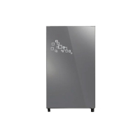 PEL Room Series Glass Door Refrigerator 5 Cu Ft Silver (PRGD-1400)