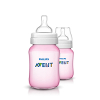 Philips Avent Classic Plus Baby Bottle 260ML 2 Pcs - 1m+ (SCF564/27)