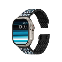 Pitaka Dreamland Chroma Carbon Strap For Apple Watch Ultra - Mosaic (PIT-0018)