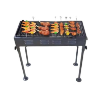 Easy Shop Portable Barbecue Steel Stove Grill With Stand