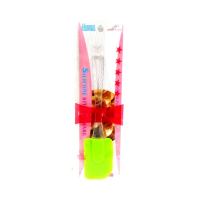 Quickshopping Silicone Spatula With Glass Handle Green