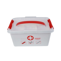 Raza Shop First Aid Medicine Storage Box - White