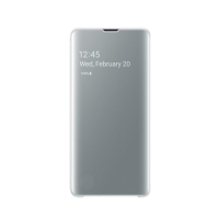 Samsung Clear View White Case For Galaxy S10+