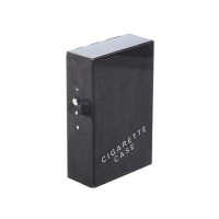 Shop Zone Aluminum Cigarette Case Black (SZ54)