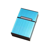 Shop Zone Aluminum Cigarette Case Blue (SZ51)