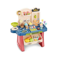 ShopEasy Mini Market Play Kitchen Toy Set For Girl (33pcs)