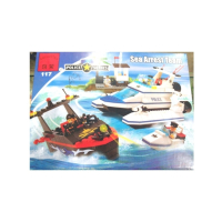 ToysRus 450 Pcs Marine Police Blocks Set