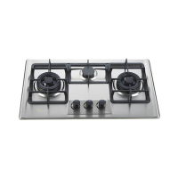 Xpert Steel Gas Hob (XST-3-12)