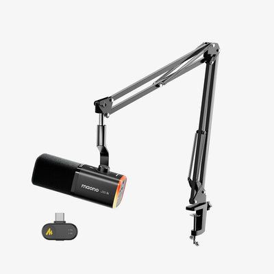 iShopping - Maono 100W PD Wireless Podcast Microphone With Stand