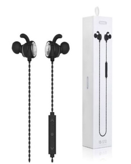 iShopping - Remax Bluetooth Wireless Sports Earbuds Black (RB-S10)