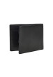 iShopping - Black Leather Wallet With Easy Carry