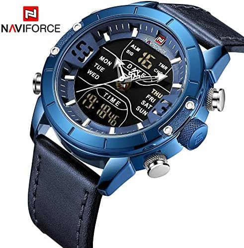 iShopping - Naviforce Dual Track Edition Watch For Men Black (NF-9253L-3)
